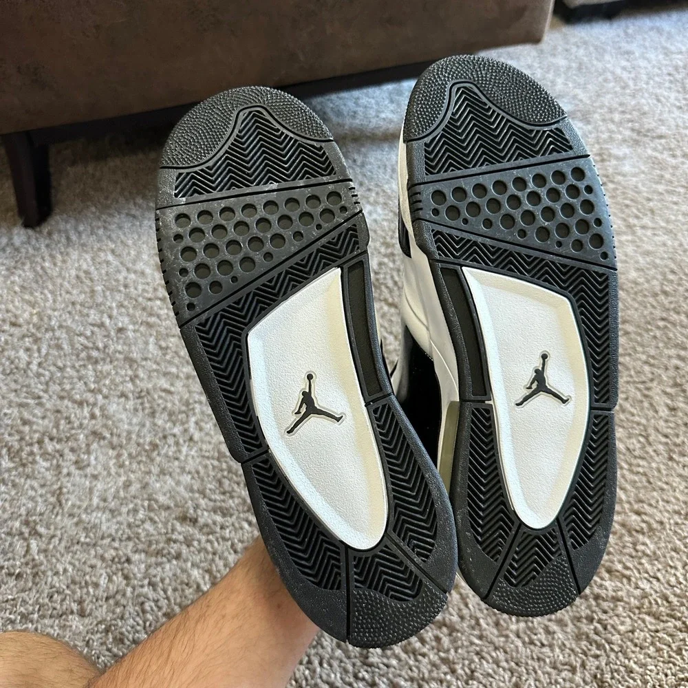 Jordan Big Fund White Black Metallic Gold Basketball Shoes CI2216-100 Mens 11.5